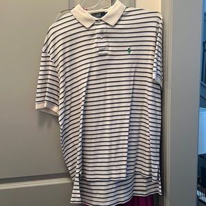 Men’s large polo Ralph Lauren golf shirt  one and blue collared shirt